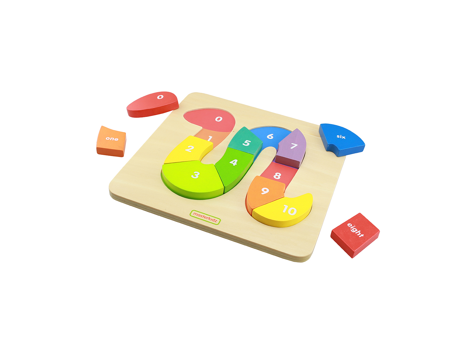 Numbering Snake Puzzle Board